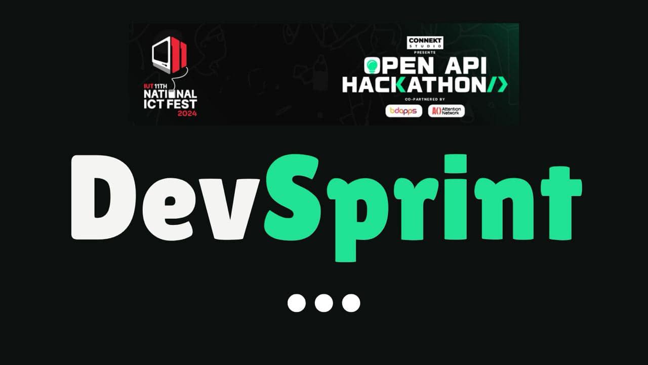 IUT 11th National ICT Fest OpenAPI Hackathon Team DevSprint's Solution for the Preliminary Round cover image